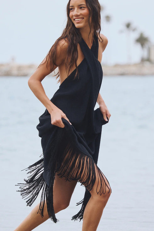PQ Swim Midnight Kate Fringe Dress